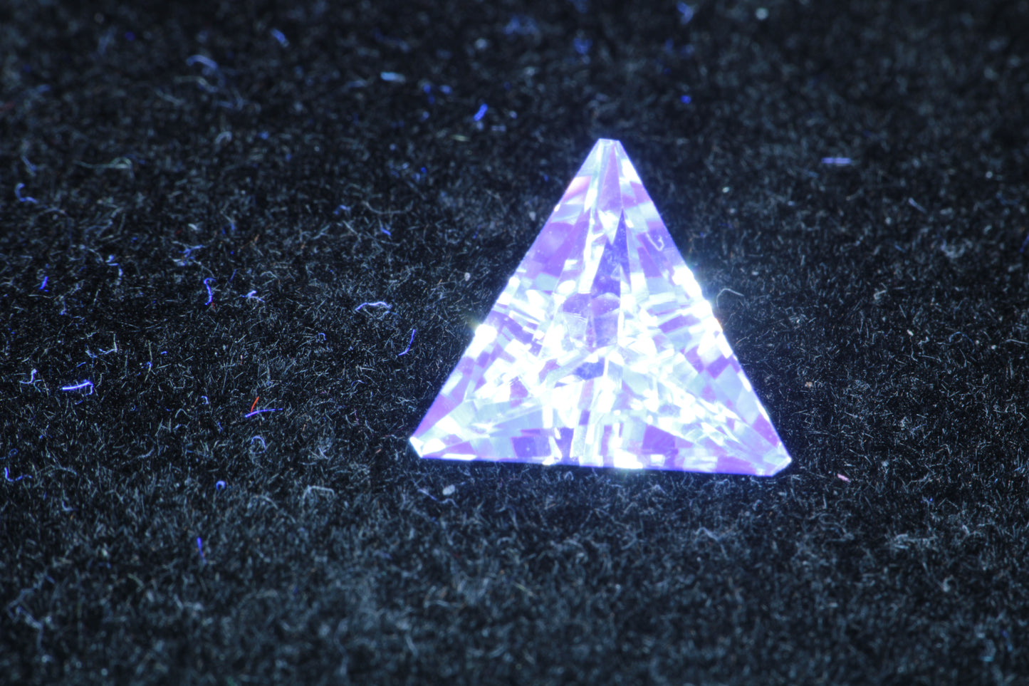 LYSO Faceted Loose Gems Blue Fluorescent Scintillator