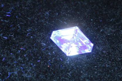 LYSO Faceted Loose Gems Blue Fluorescent Scintillator