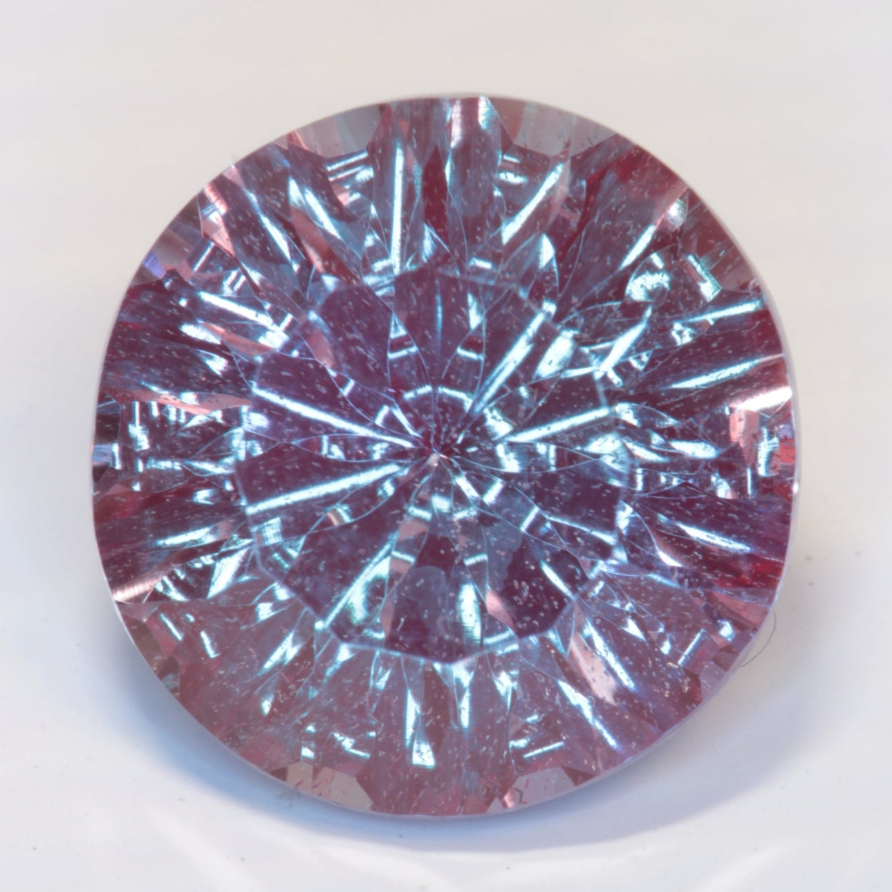 Fantasy Cut Laser Alexandrite Stones, Lab Created Red Glow Alexandrite