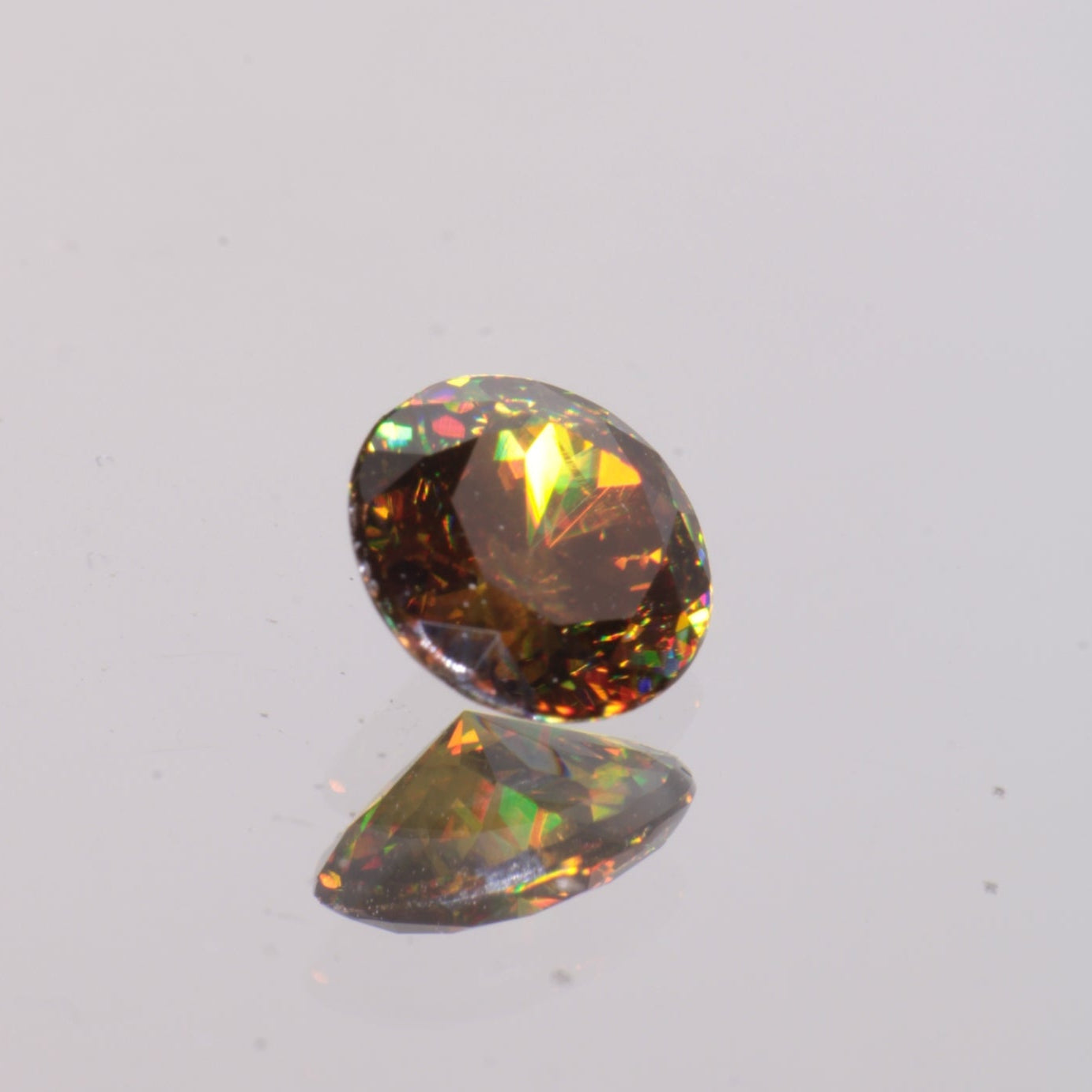 Rutile Gems, Faceted Labmade Loose Gemstones