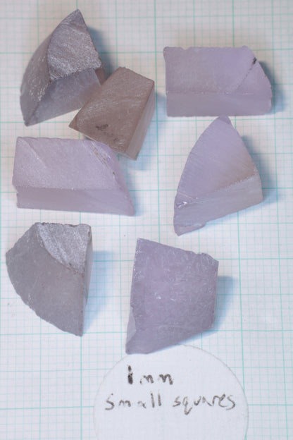 Pink Laser Garnet Facet Rough, Nd+Ce YAG