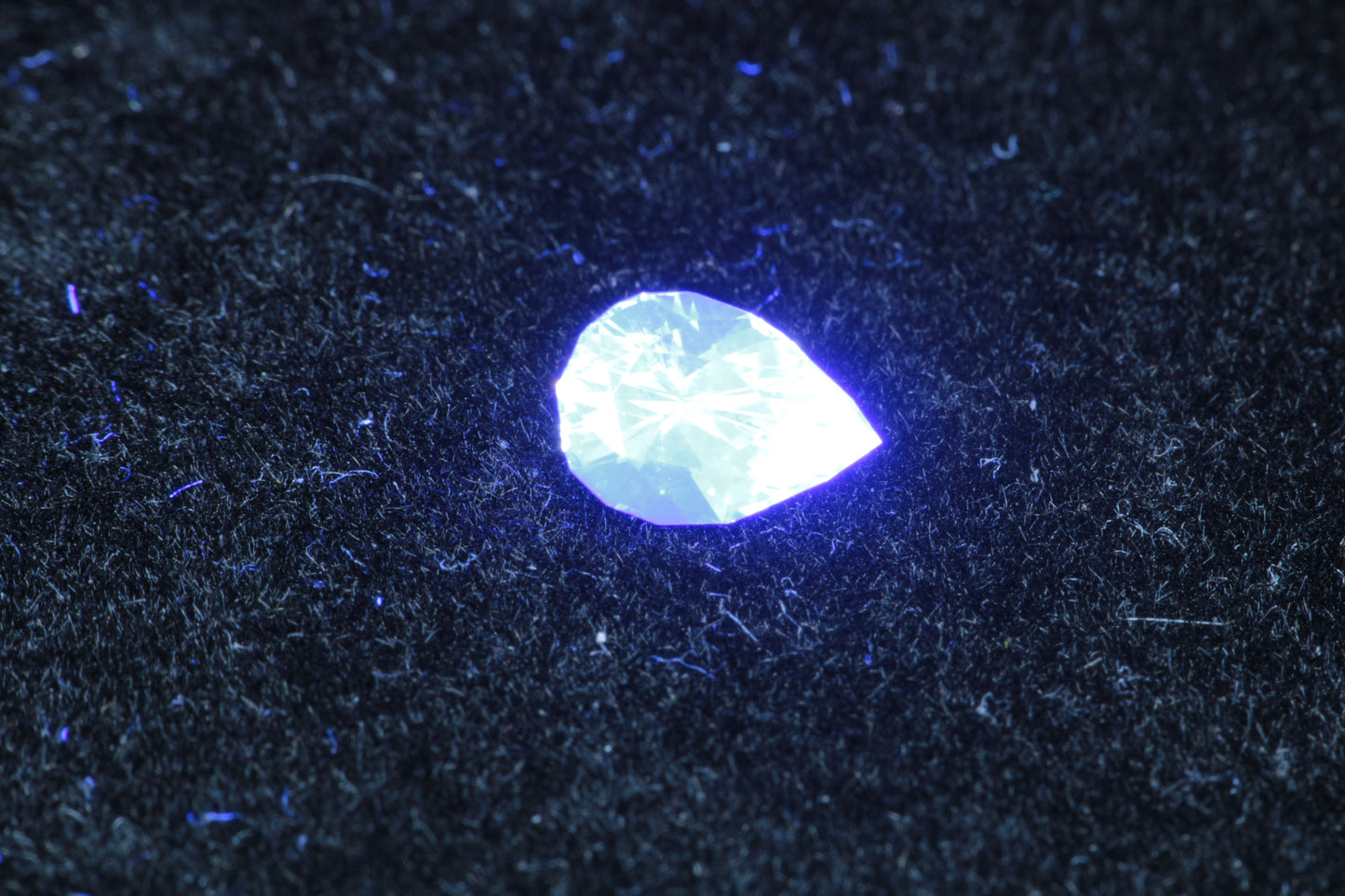 LYSO Faceted Loose Gems Blue Fluorescent Scintillator