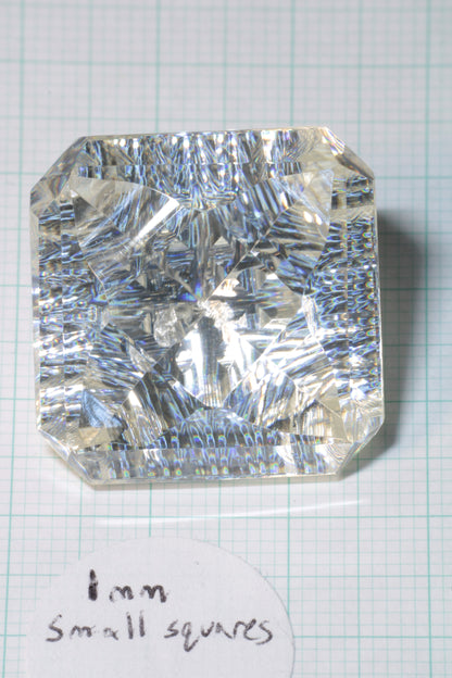 Lithium Niobate Fantasy Cut Stones, Lab Created Gem of Science