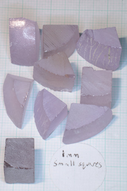 Pink Laser Garnet Facet Rough, Nd+Ce YAG