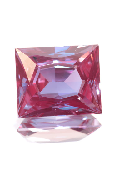 Laser Alexandrite Faceted Stones Lab Created, Red Glow Alexandrite