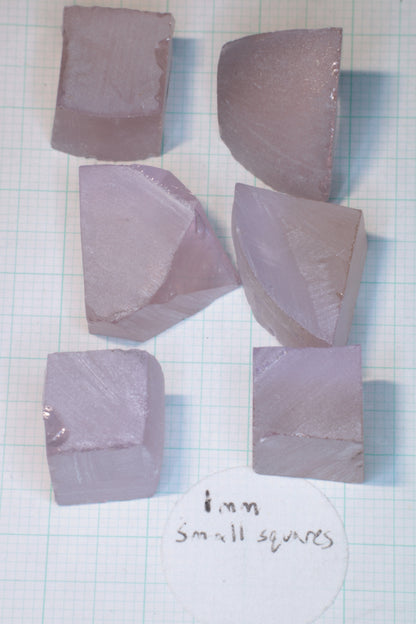 Pink Laser Garnet Facet Rough, Nd+Ce YAG