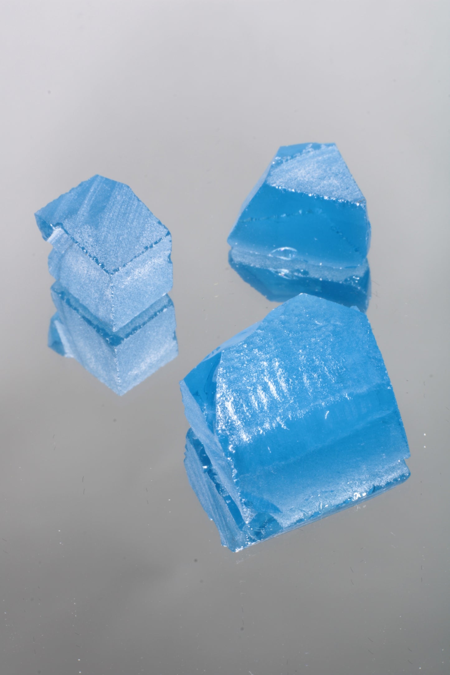 Vivid Aqua Laser Garnet Facet Rough, YbAG