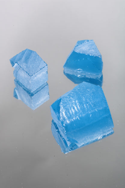 Vivid Aqua Laser Garnet Facet Rough, YbAG