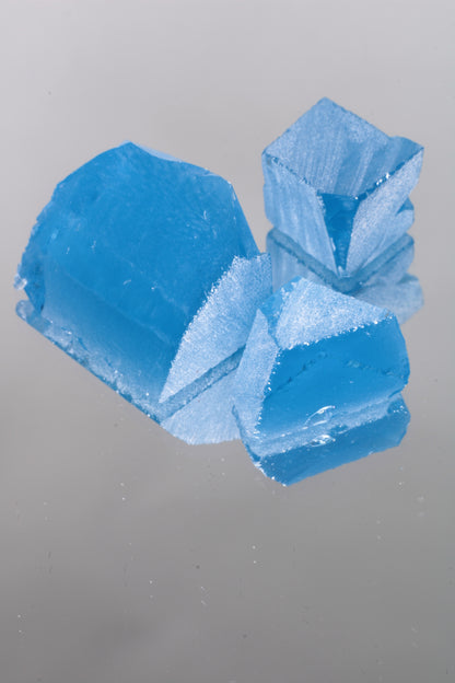 Vivid Aqua Laser Garnet Facet Rough, YbAG