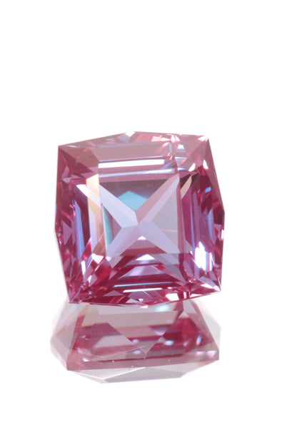 Laser Alexandrite Faceted Stones Lab Created, Red Glow Alexandrite