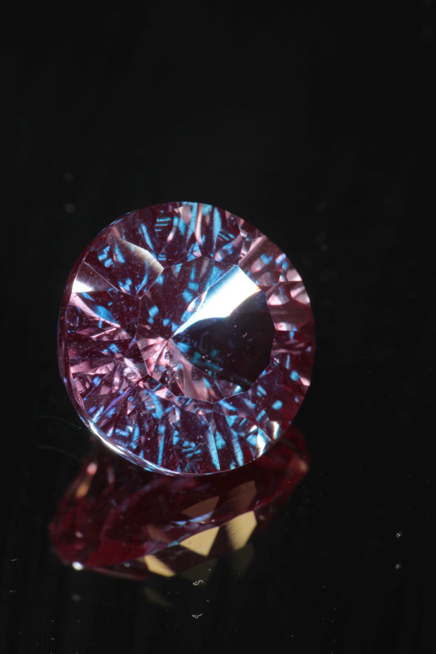 Fantasy Cut Laser Alexandrite Stones, Lab Created Red Glow Alexandrite
