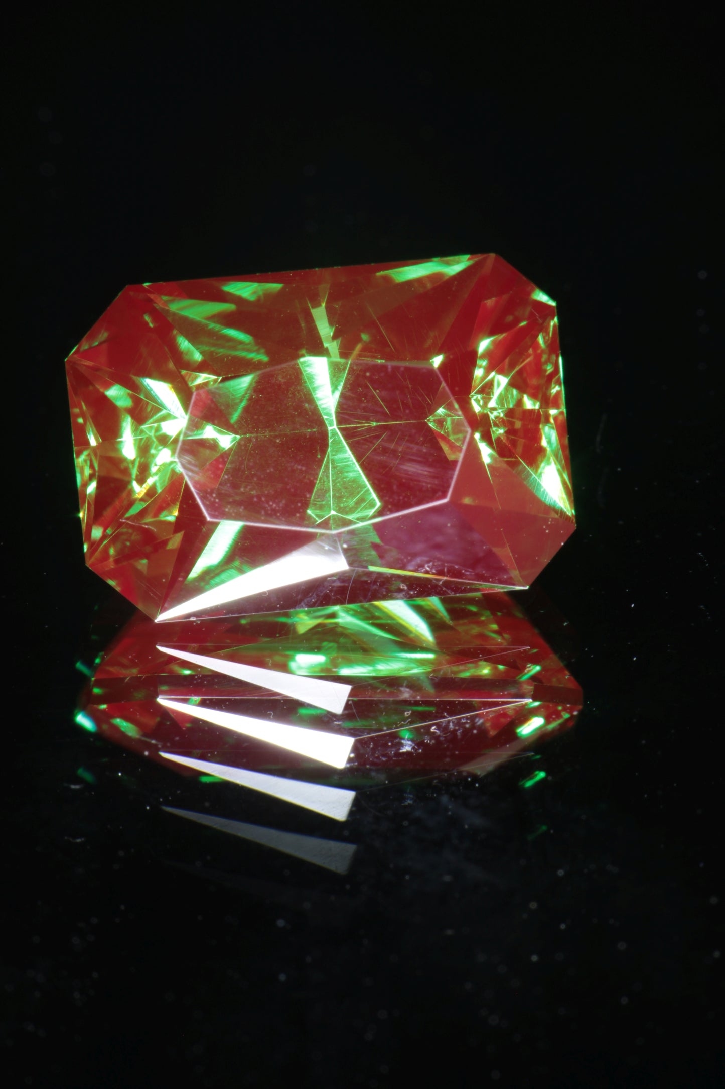 Space Laser Garnet Loose Gems, Fancy Cut Mars Rover Crystal