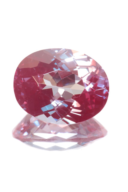 Laser Alexandrite Faceted Stones Lab Created, Red Glow Alexandrite