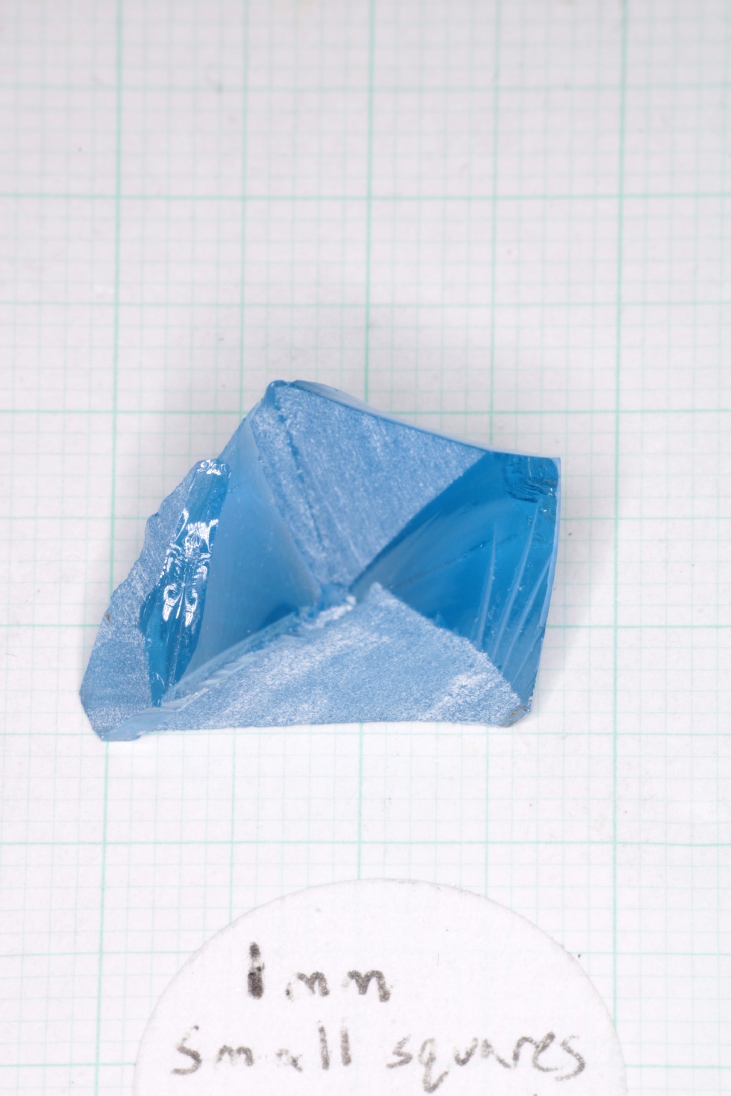 Vivid Aqua Laser Garnet Facet Rough, YbAG