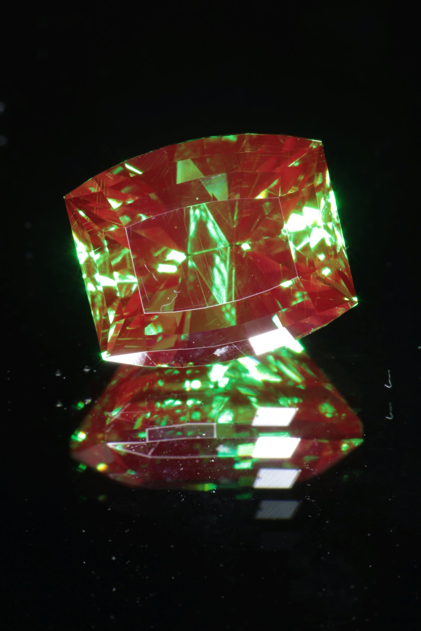 Space Laser Garnet Loose Gems, Fancy Cut Mars Rover Crystal