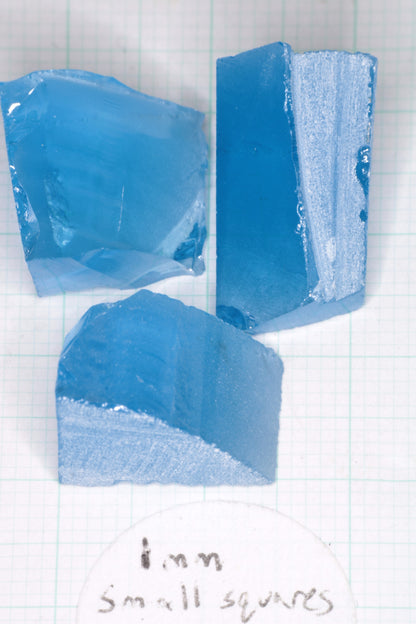 Vivid Aqua Laser Garnet Facet Rough, YbAG