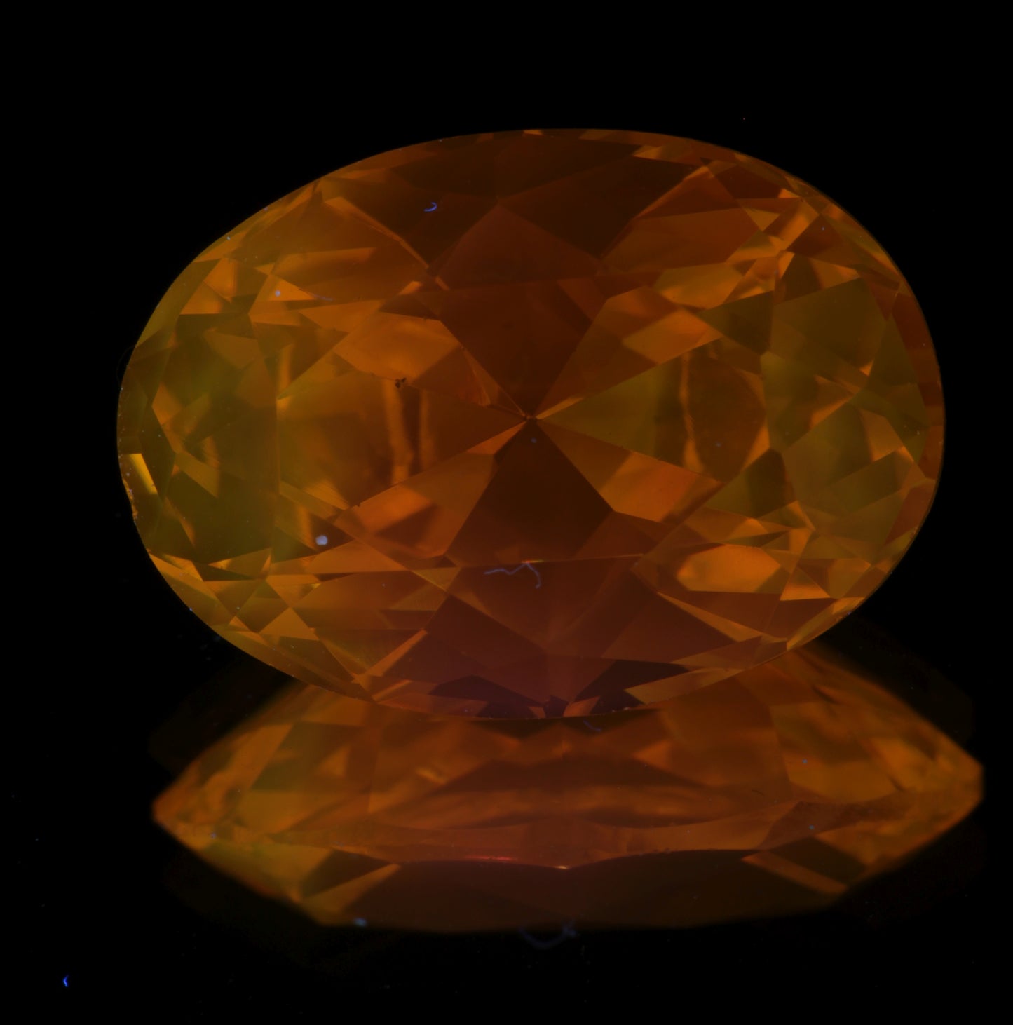 Golden Laser Garnet Faceted Stones, Nd+Ce YAG