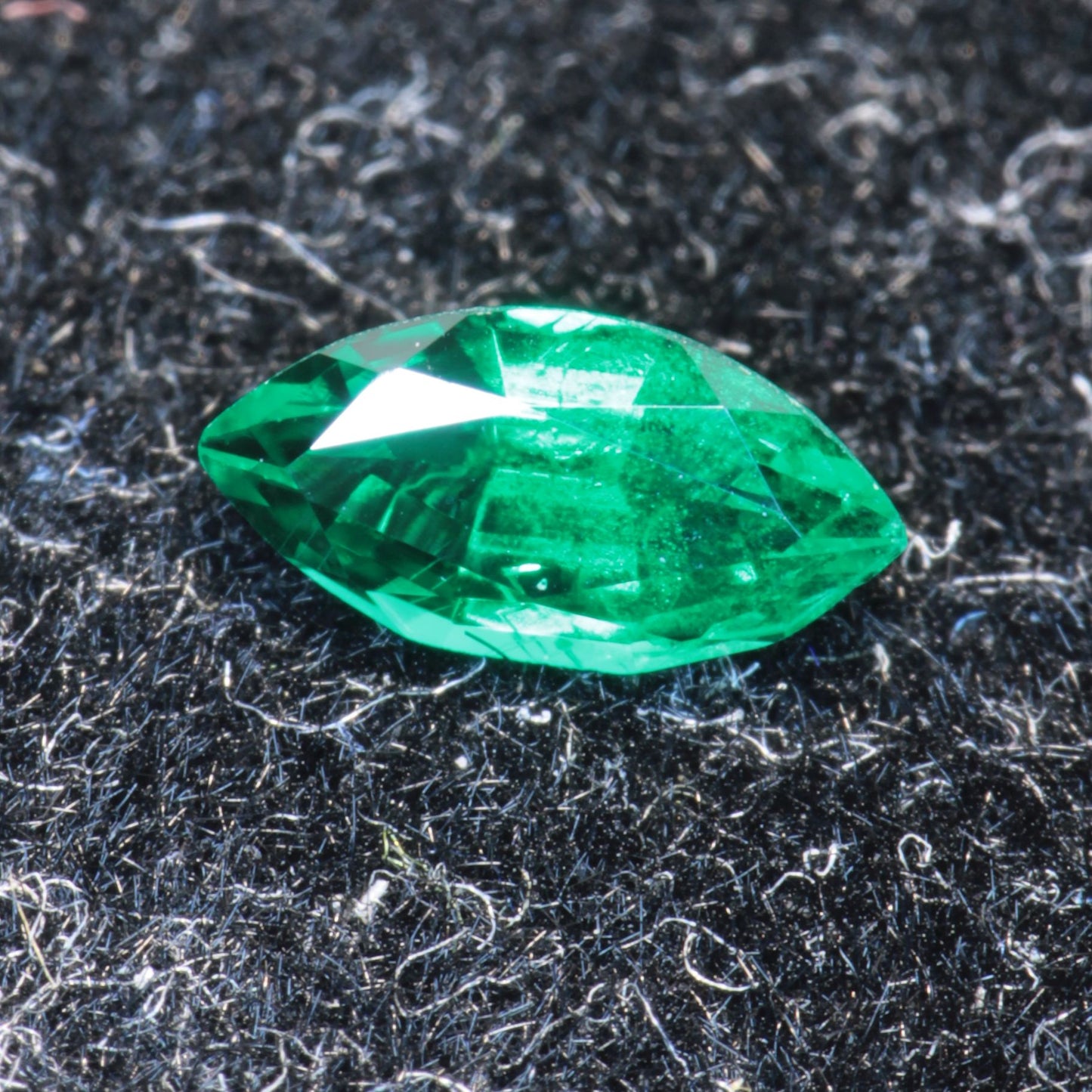 Lab Emerald Faceted Stones, Hydrothermal Emerald Gems