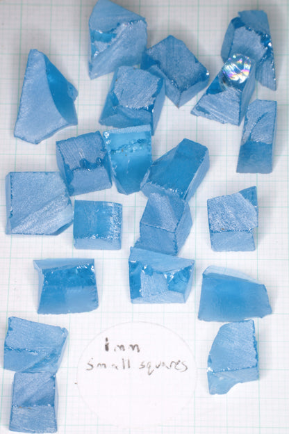 Vivid Aqua Laser Garnet Facet Rough, YbAG