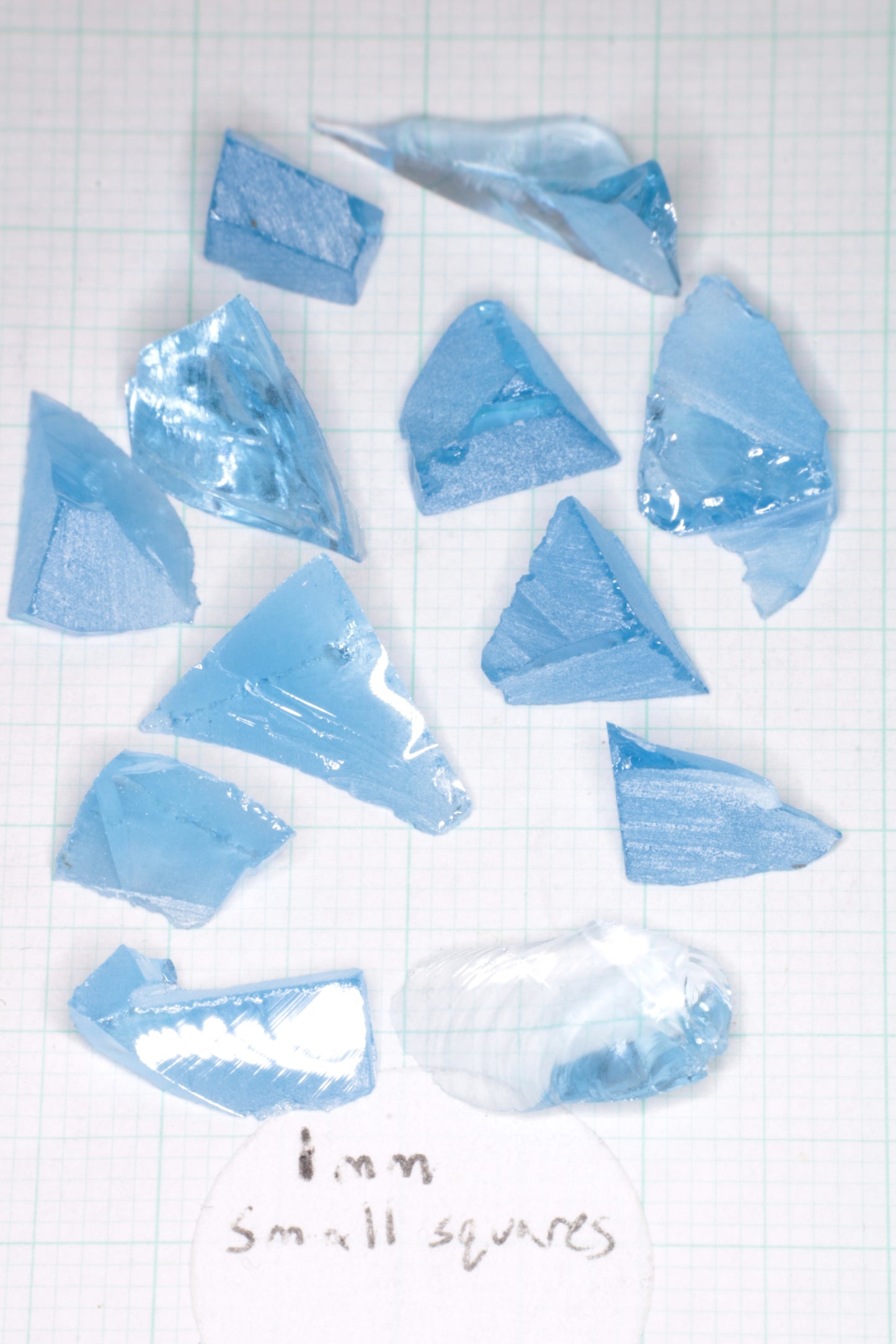 Vivid Aqua Laser Garnet Facet Rough, YbAG