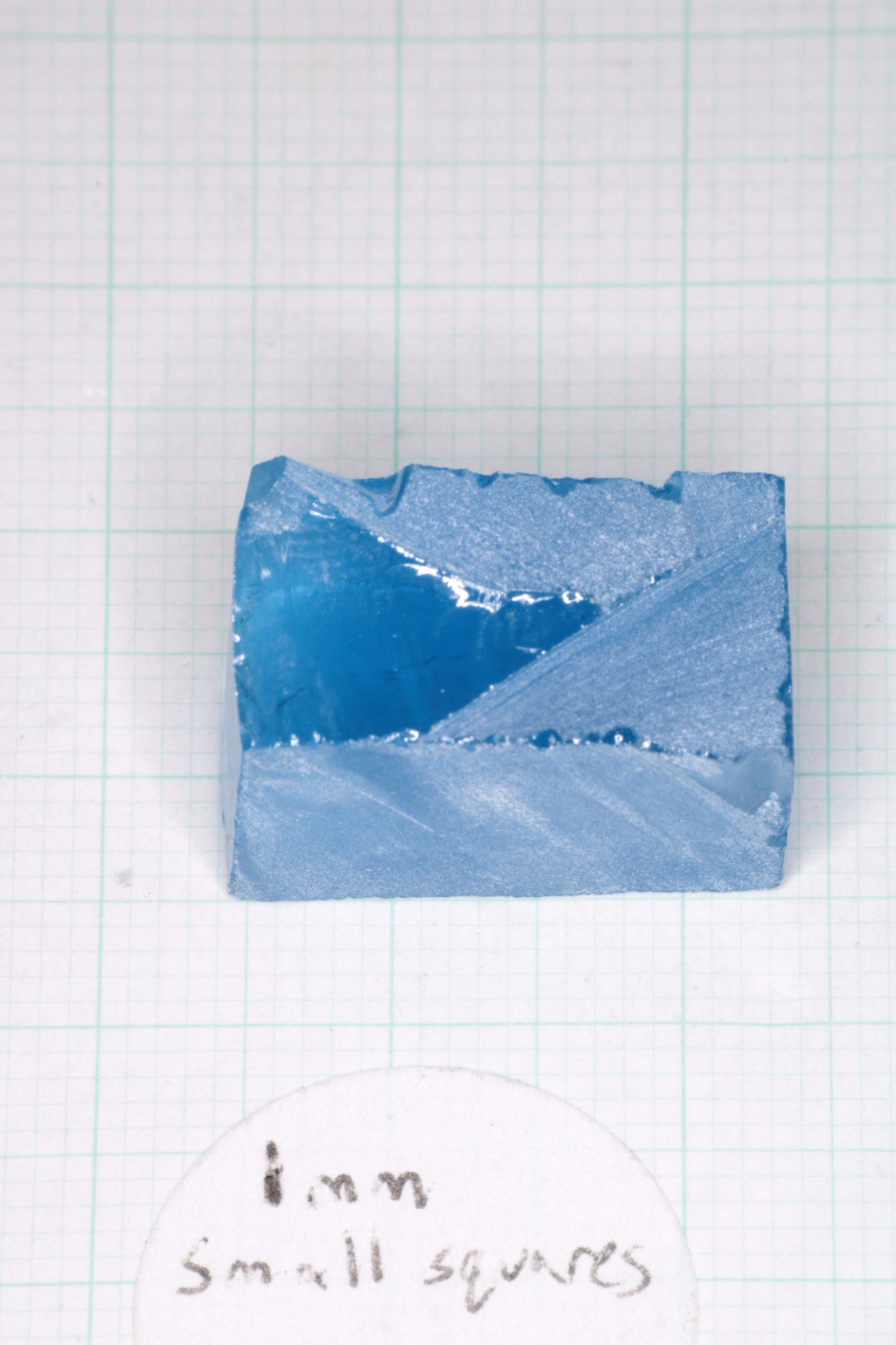 Vivid Aqua Laser Garnet Facet Rough, YbAG