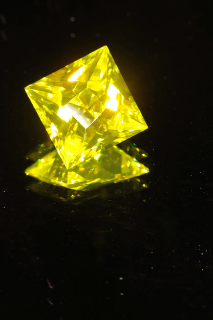 Glow in the Dark GAGG Lumogarnet High Glow Loose Faceted Stones