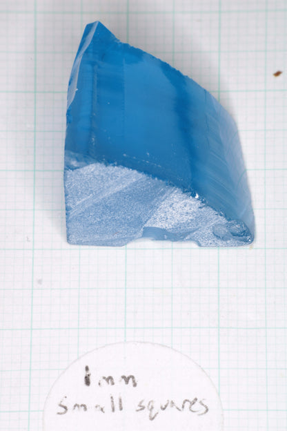 Vivid Aqua Laser Garnet Facet Rough, YbAG