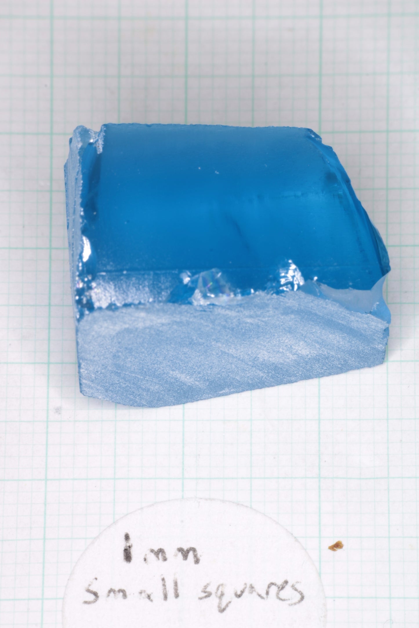 Vivid Aqua Laser Garnet Facet Rough, YbAG