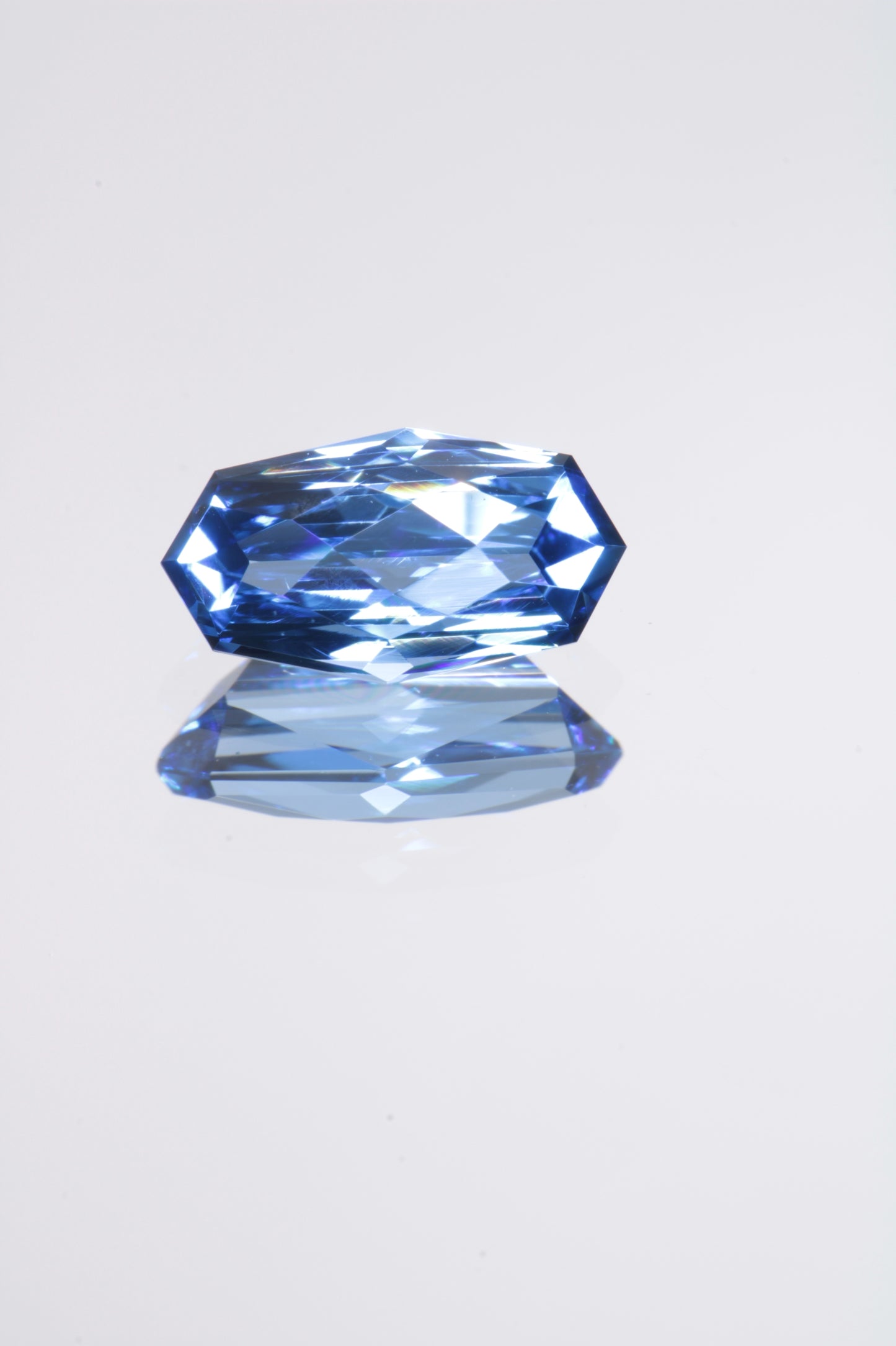 Laser Cobalt Spinel Fancy Cut Gems, Lab Grown Blue Spinel