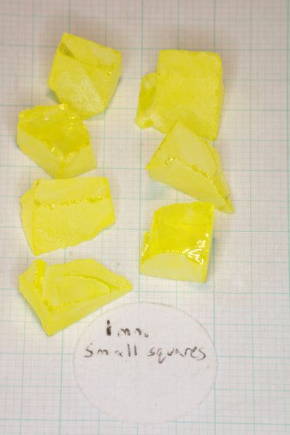 Glow in the Dark GAGG Lumogarnet Facet Rough "Long Glow"!!