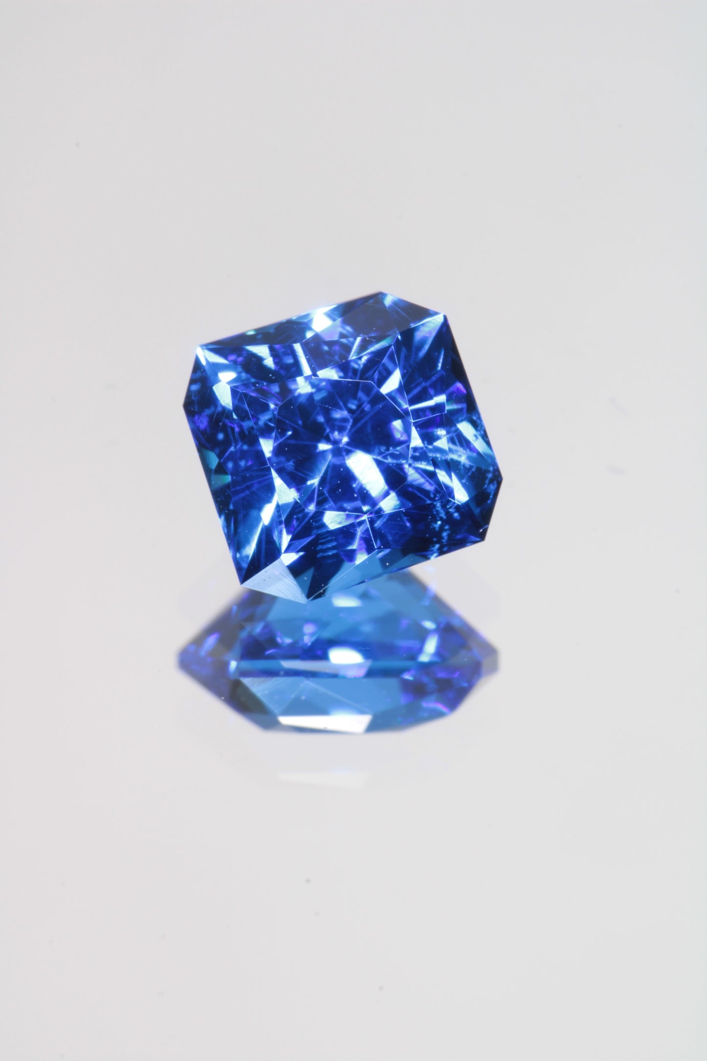 Laser Cobalt Spinel Fancy Cut Gems, Lab Grown Blue Spinel