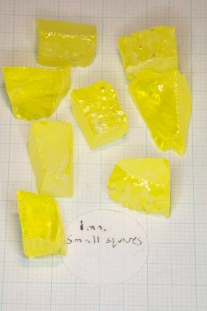 Glow in the Dark GAGG Lumogarnet Facet Rough "Long Glow"!!