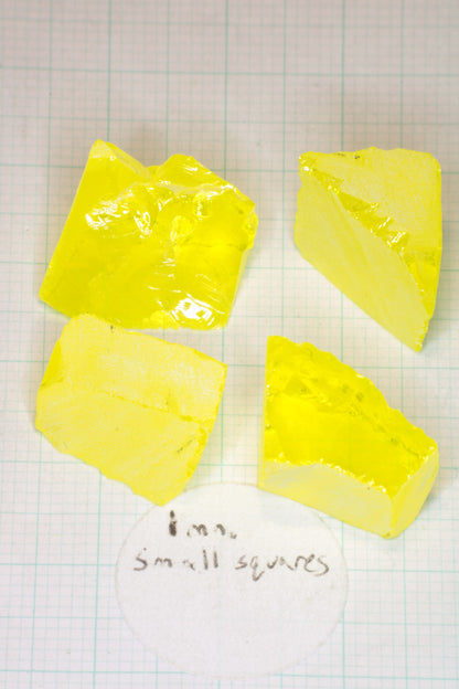 Glow in the Dark GAGG Lumogarnet Facet Rough "Long Glow"!!