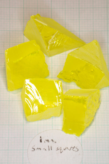 Glow in the Dark GAGG Lumogarnet Facet Rough "Long Glow"!!