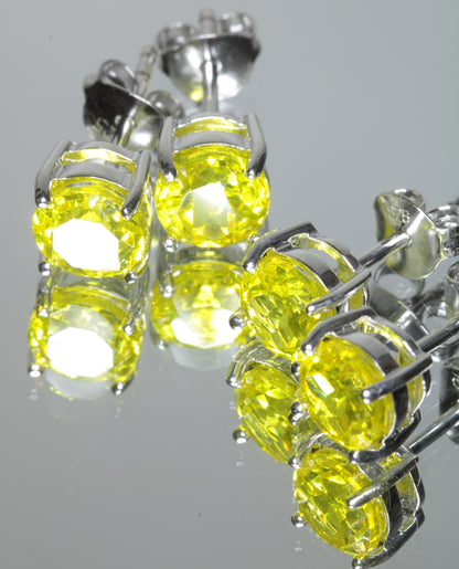 Golden Laser Garnet Jewelry, Earrings Pendants and Rings Ce Nd YAG