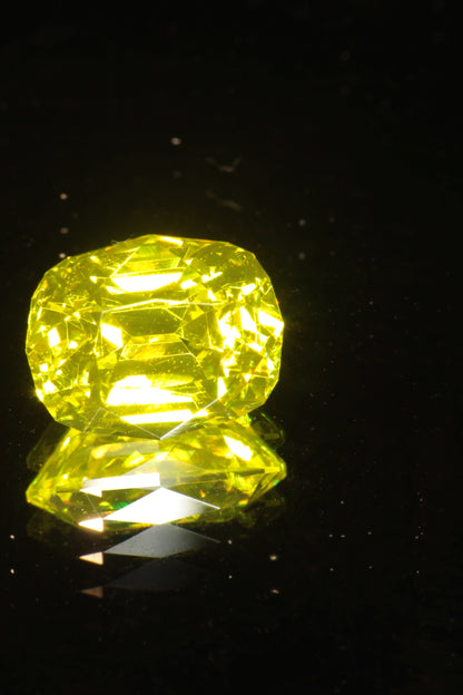 Glow in the Dark GAGG Lumogarnet High Glow Loose Faceted Stones