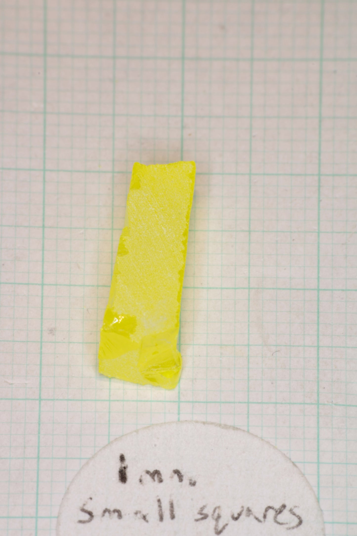 Glow in the Dark GAGG Lumogarnet Facet Rough "Long Glow"!!