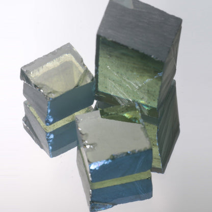 Dichroic Blue Yellow Moissanite Facet Rough