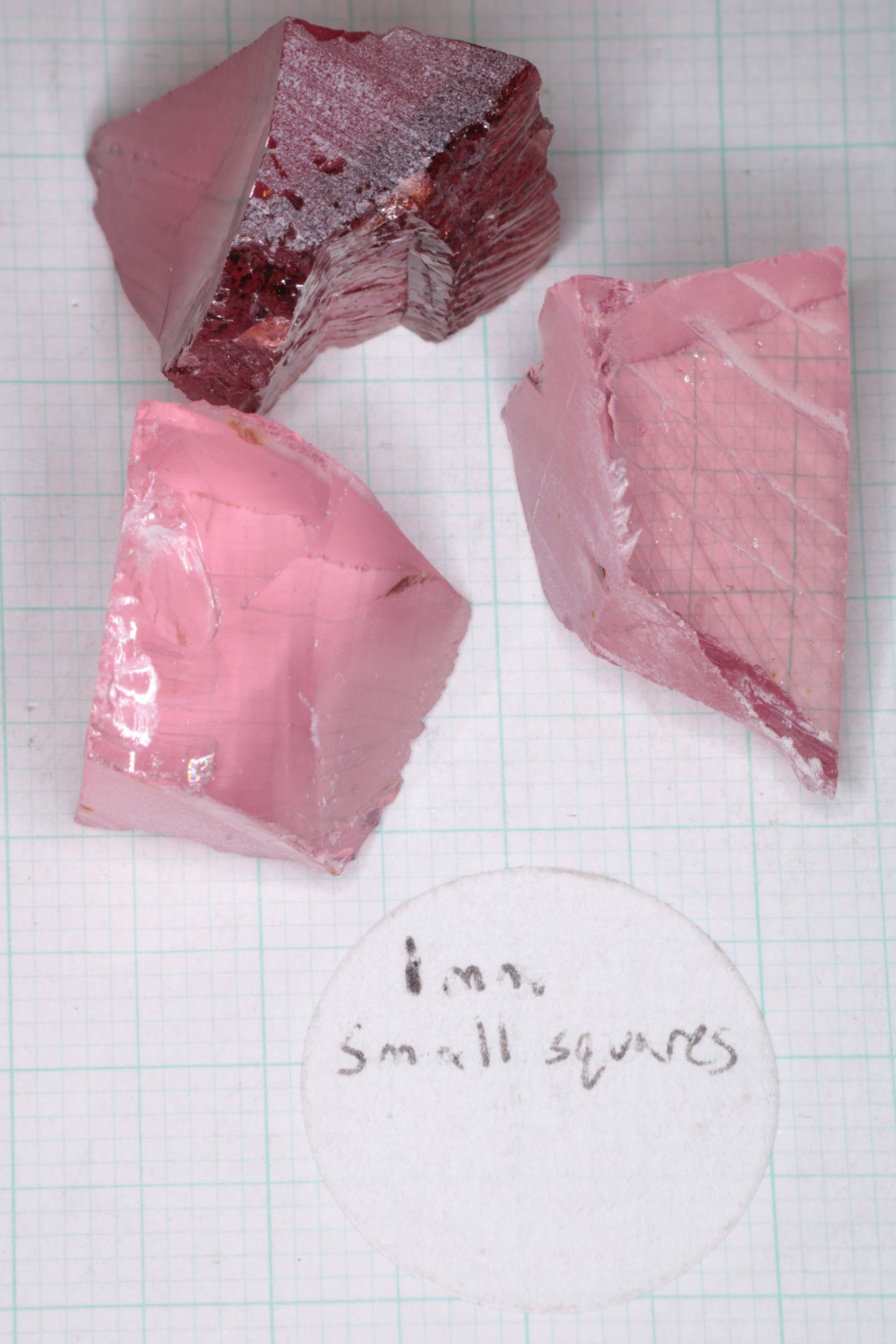 Titanium Laser Sapphire Facet Rough Lab Created Crystals