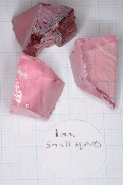 Titanium Laser Sapphire Facet Rough Lab Created Crystals