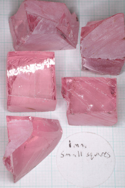 Titanium Laser Sapphire Facet Rough Lab Created Crystals