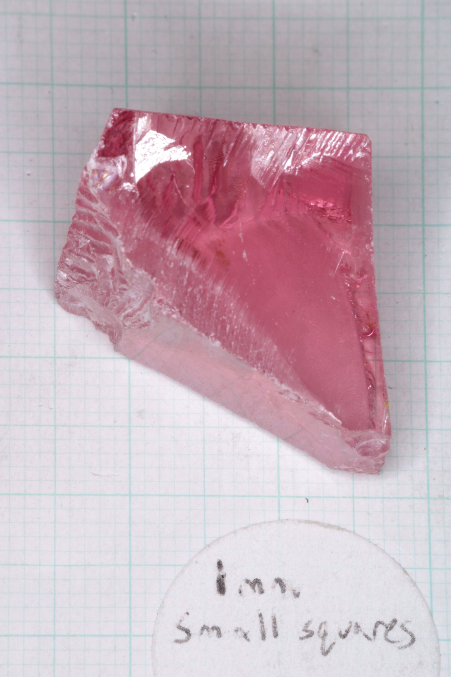 Titanium Laser Sapphire Facet Rough Lab Created Crystals