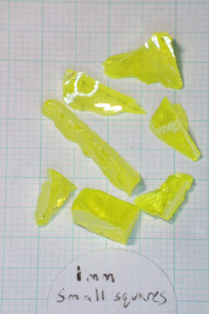 Glow in the Dark GAGG Lumogarnet Facet Rough "Long Glow"!!