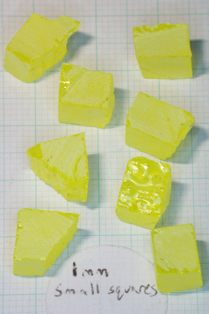 Glow in the Dark GAGG Lumogarnet Facet Rough "Long Glow"!!
