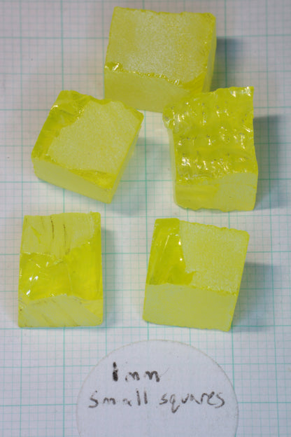 Glow in the Dark GAGG Lumogarnet Facet Rough "Long Glow"!!