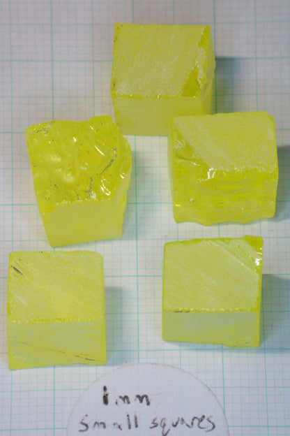 Glow in the Dark GAGG Lumogarnet Facet Rough "Long Glow"!!