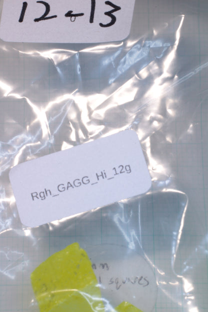 Glow in the Dark GAGG Lumogarnet Facet Rough "Long Glow"!!