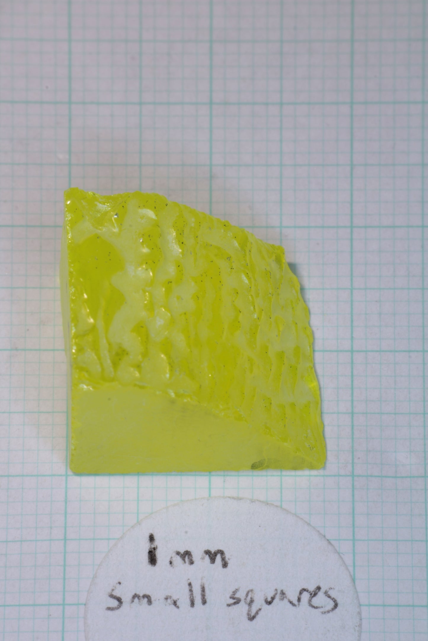 Glow in the Dark GAGG Lumogarnet Facet Rough "Long Glow"!!