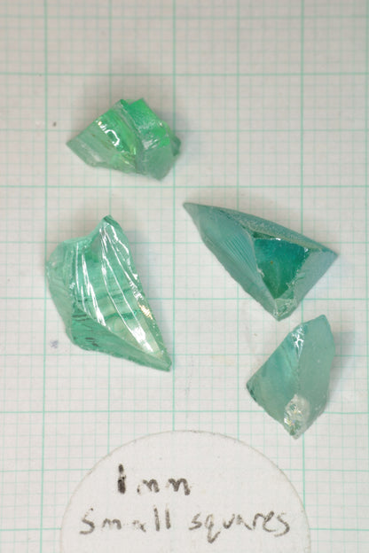 Green Lab Sapphire Rough, Cobalt Doped Sapphire