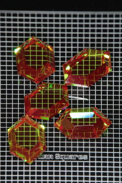 RetroHex™ Cut Gems, Laser Garnet and More